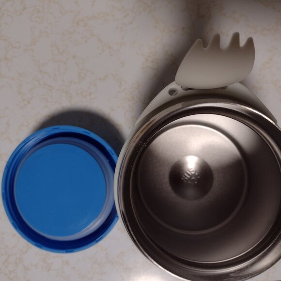 Quaker New in Box School Themed Thermos with Spork - Picture 9 of 14